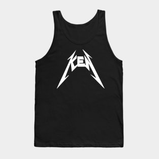 Heavy Metal ken fan design Tank Top